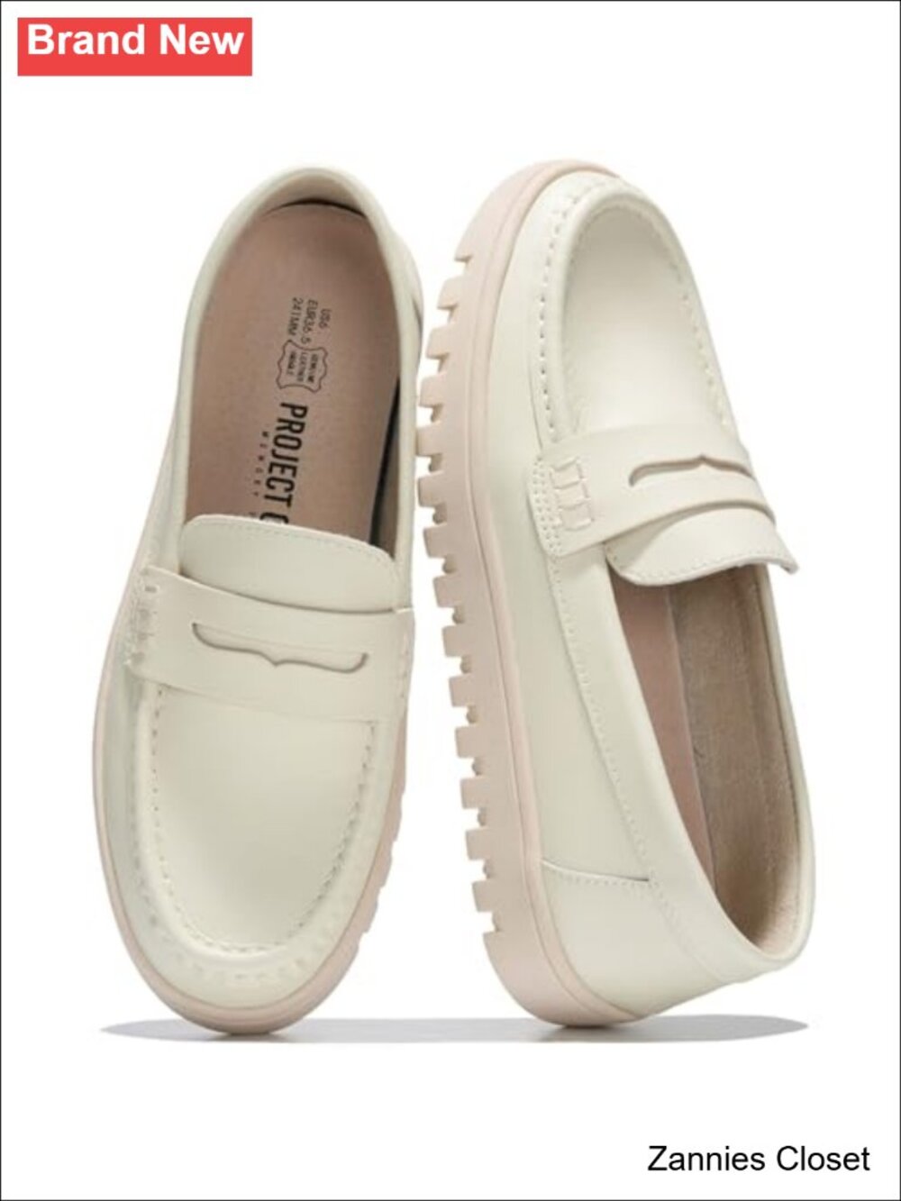 ✨ Genuine Leather Slip-on Loafers for Women Casual Mocc Memory Foam Non Slip